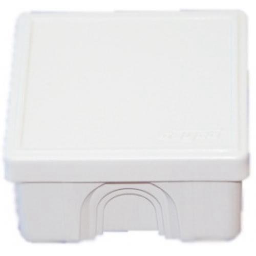 Коробка распред. ОП  74х74х40мм белая  65006Б