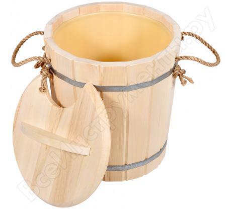 Запарник "Банные штучки"  7л  с крышкой, пласт.вставка  03708