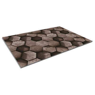 Коврик придверн. влаговпит. SHAHINTEX  DIGITAL PRINT Соты 100*150 в ассортименте