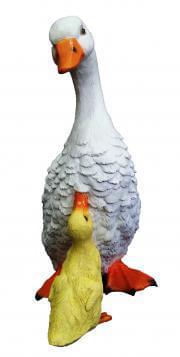 Утка  ФП429  с утенком  стоит  30см  