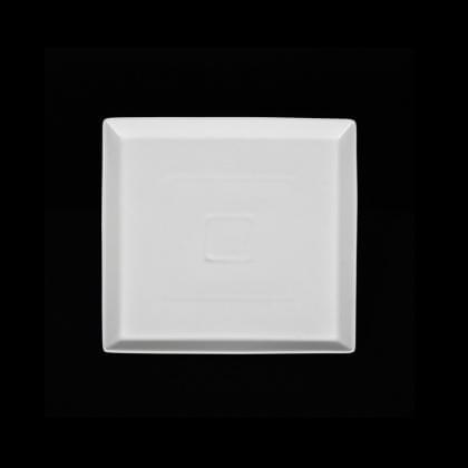 CORONE White Тарелка фк661 квадратная 200мм (1/36)