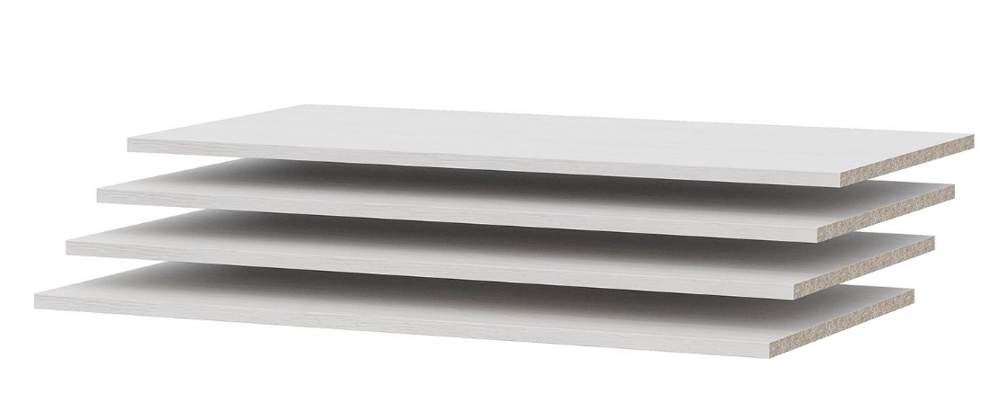 Гамма 20 Полки Шкаф универс. (серия 4)белый