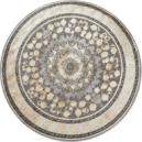 Ковер Califa A4795A/LS2  1,0x1.0  Grey C./Mustard  круг