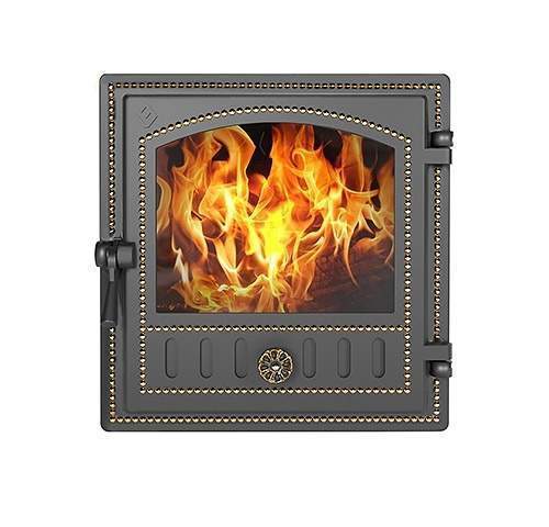 Дверка Везувий каминная 280 (Антрацит)