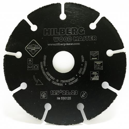 Диск алм. 125х22.23мм  отрезной Super Wood  530125