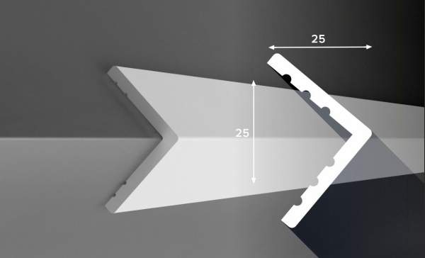 Коска Угол У1 (25х25х2000мм) (AX001)