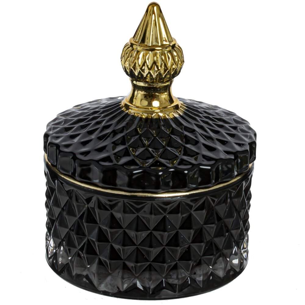 REMECO COLLECTION Шкатулка 796183 стекло 8,5х8,5х10,5см