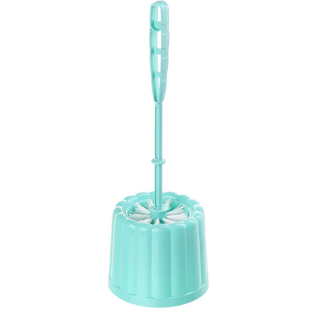 Ерш+подставка WC Флауэр аквамарин  М5014аквам / 274802