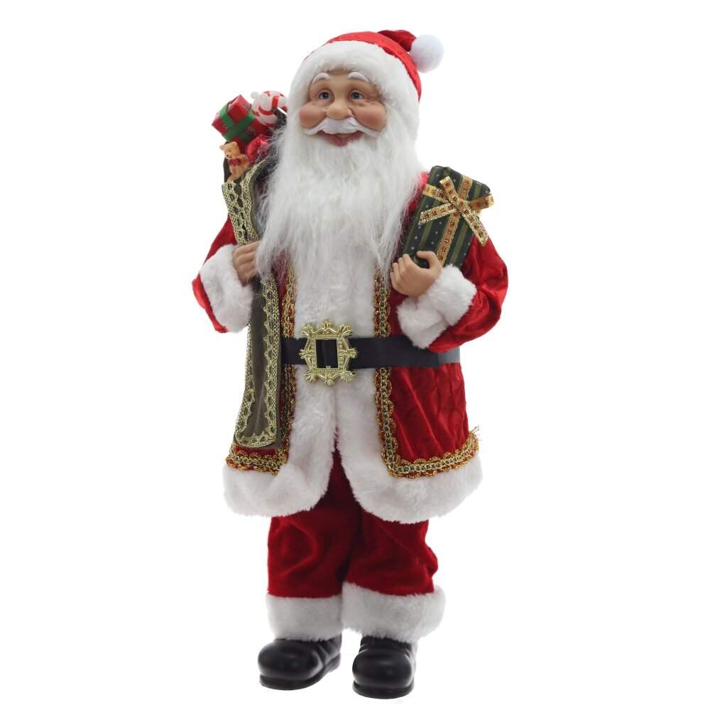 REMECO COLLECTION Дед Мороз 822838 красный/золото 23х11х44см