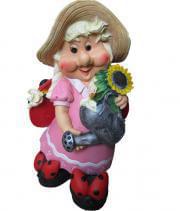 Девочка  ФП266  Божья коровка с лейкой 60см