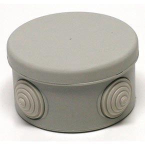 Коробка расп. для о/п D=80мм H=50мм серая  67025