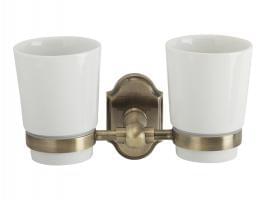 Стакан Veragio STANFORD VR.STD-7742.BR  2-ой настен.  бронза/керамика