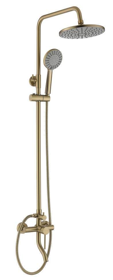 Душ. система  со смесит. VST3000G, Vessel Gold VODA