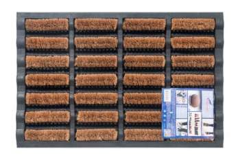 Коврик придверн. SHAHINTEX  BRUSH 40x60 резиновый с кокосом  01