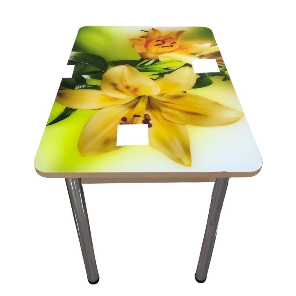 Стол Виктория 1000х650 нераскладной №08 Лилия светлый