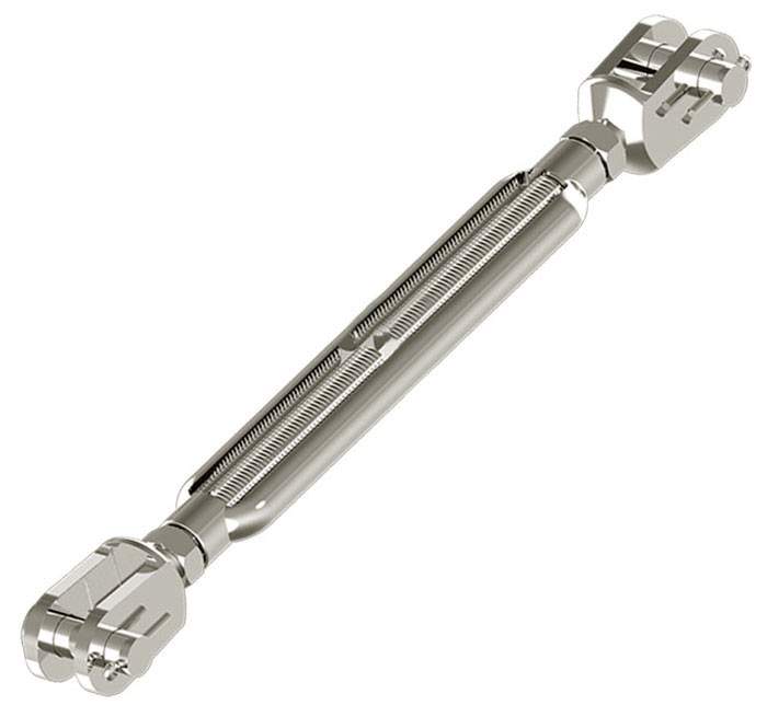 Талреп откр. корп.  вилка-вилка  нерж.А4  8мм