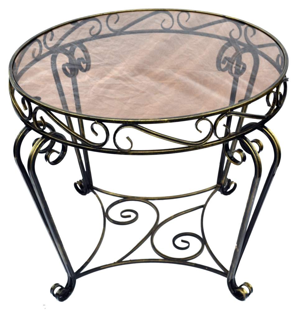 МЕТАЛЛ-ДЕКОР Столик №814 круглый h67х76см 