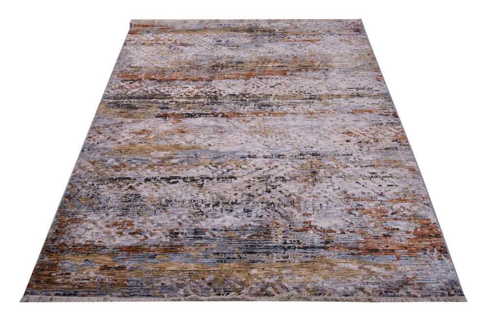 Ковер Bodrum A2535A/AS1 Blue/Terra   0,8x1,5  овал