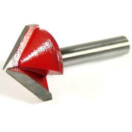 Фреза V-образная 90 град. S8 х D25,4 х H25,4  HS012008