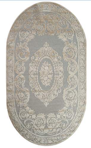 Ковер Джелато Грей 3779/a6/glg 1,6х2,3 овал