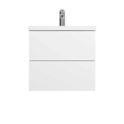 Тумба с раковиной GEM 60см подвес. белый гл. 2 ящ.  M90FHX06022WG/M90WCC0602WG
