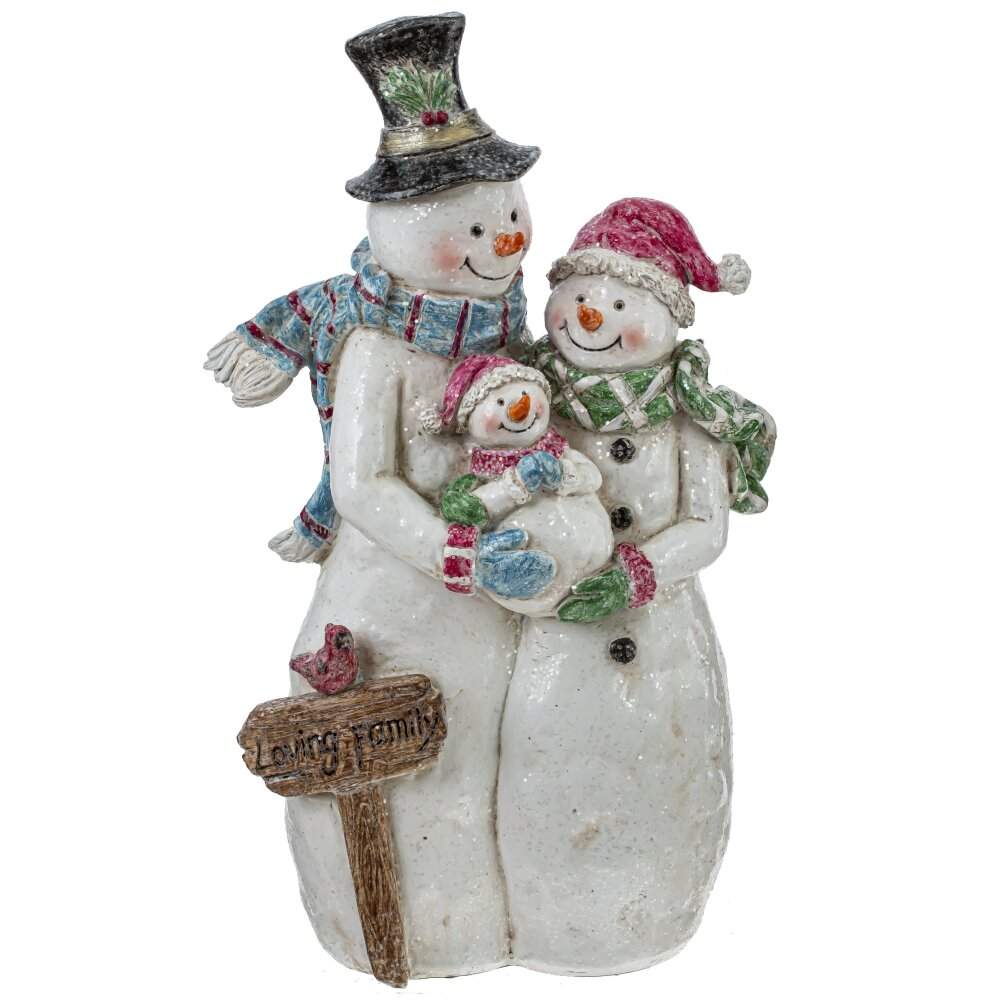 REMECO COLLECTION Фигурка 805345 Снеговики 18х9х31см  