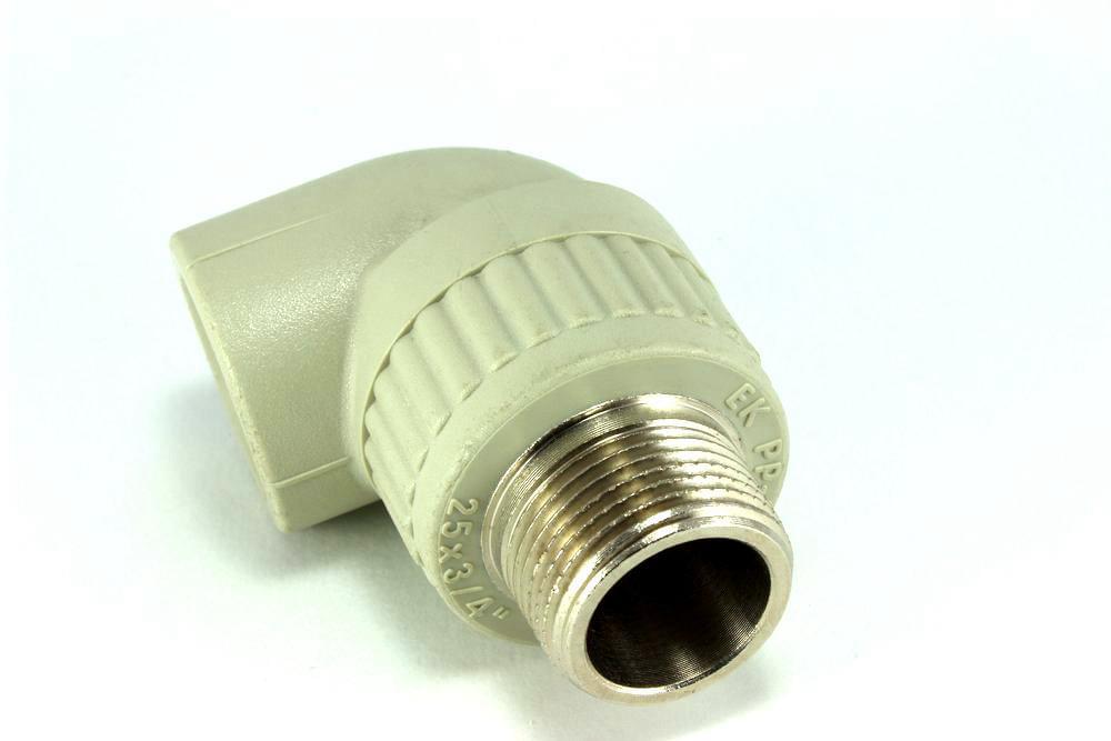 Колено комб.наруж. 25х3/4  Ekoplastik (10/100)