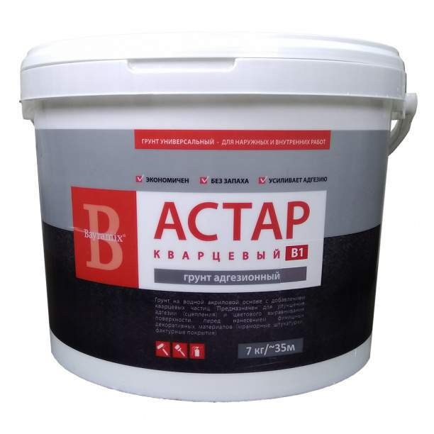 Bayramix Астар B1  Грунт с кварц.наполн. универс.д/внутр. и наружных работ  15кг  BAK-15