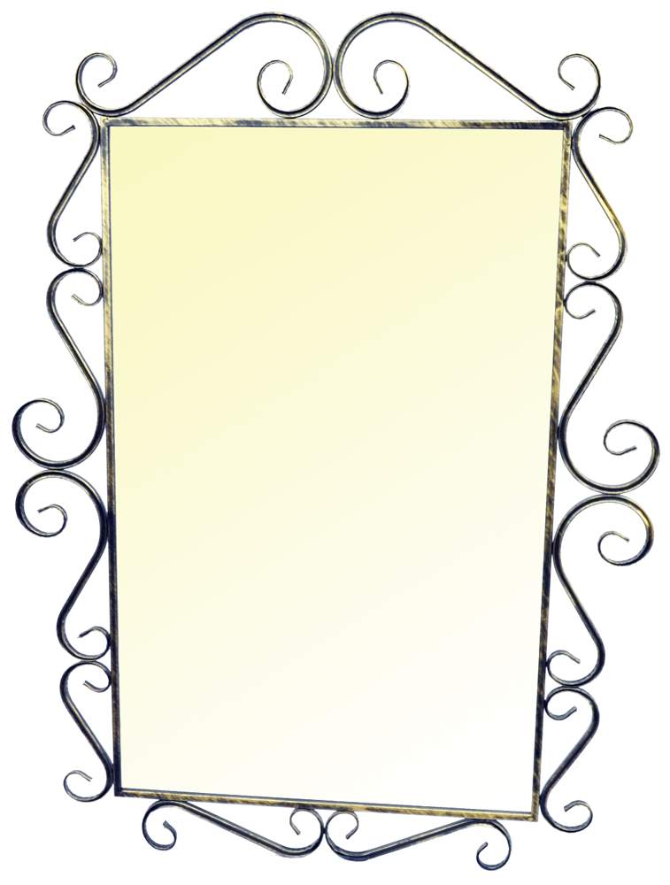 МЕТАЛЛ-ДЕКОР Зеркало №821 h-105х75см