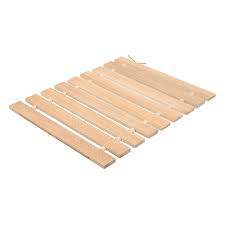 Коврик Банные штучки  дер., липовая рейка  42х35х1см  Рогожка  33422