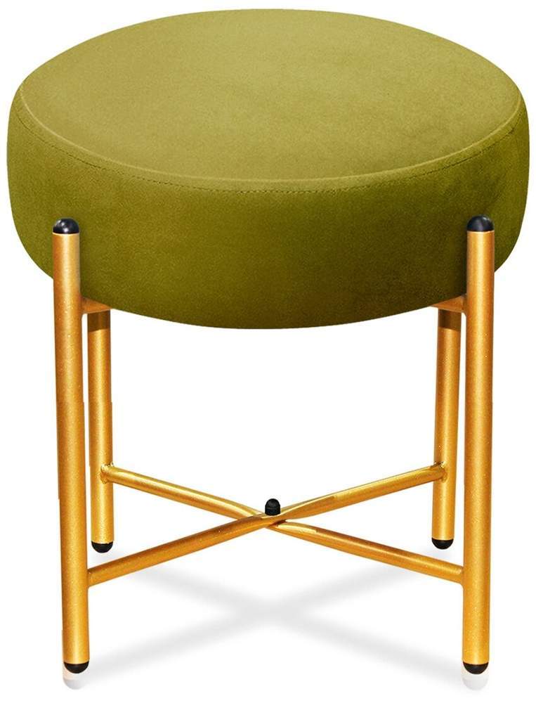 Банкетка Sheffilton SHT-В4 ткань/металл Б-7 фисташковый/черный муар