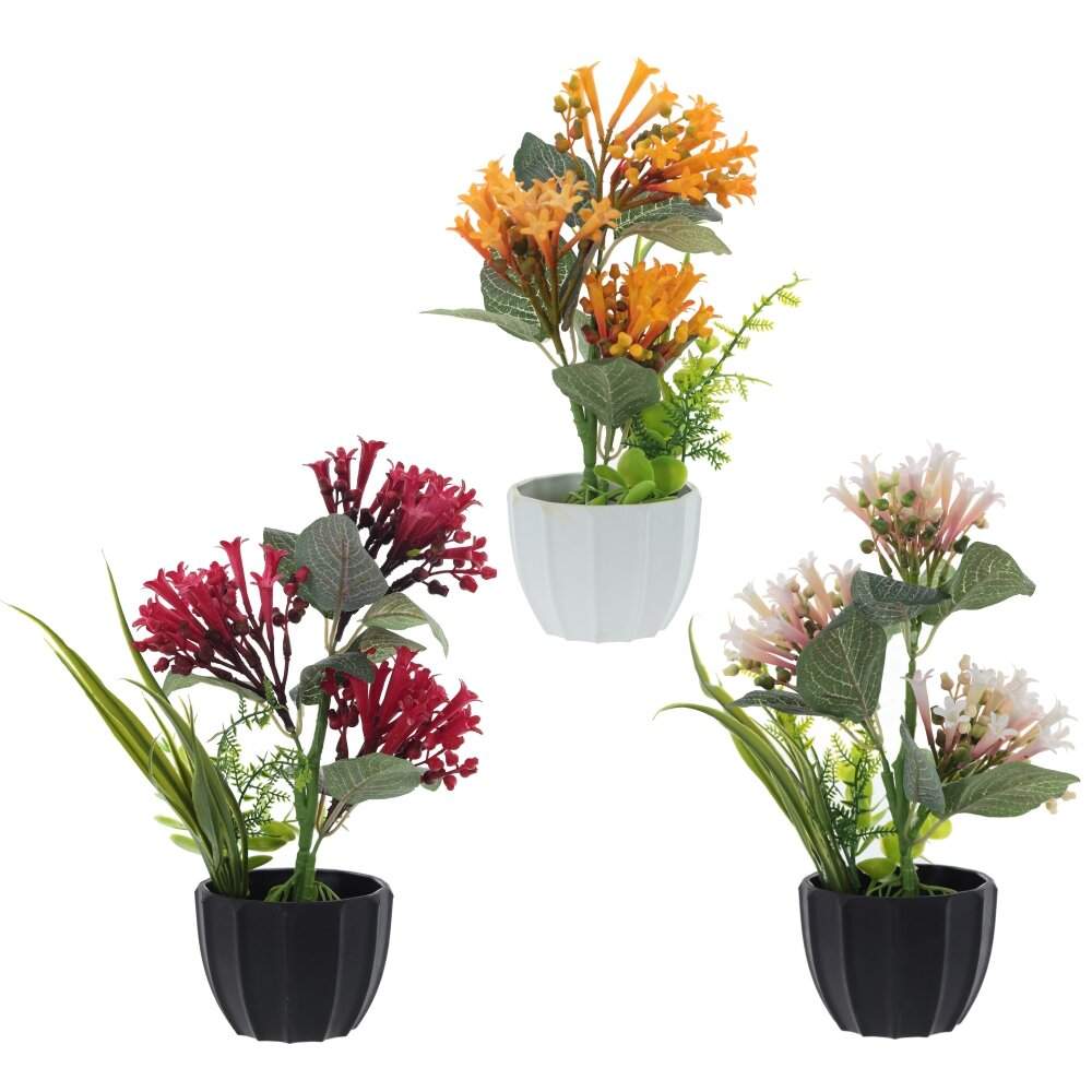 REMECO COLLECTION Композиция цветочная 804877 21х20х30см 3в.