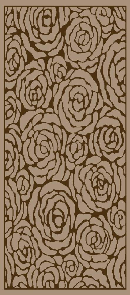 Ковер Джелато Браун 3755/a3/glb  0,75х1,5