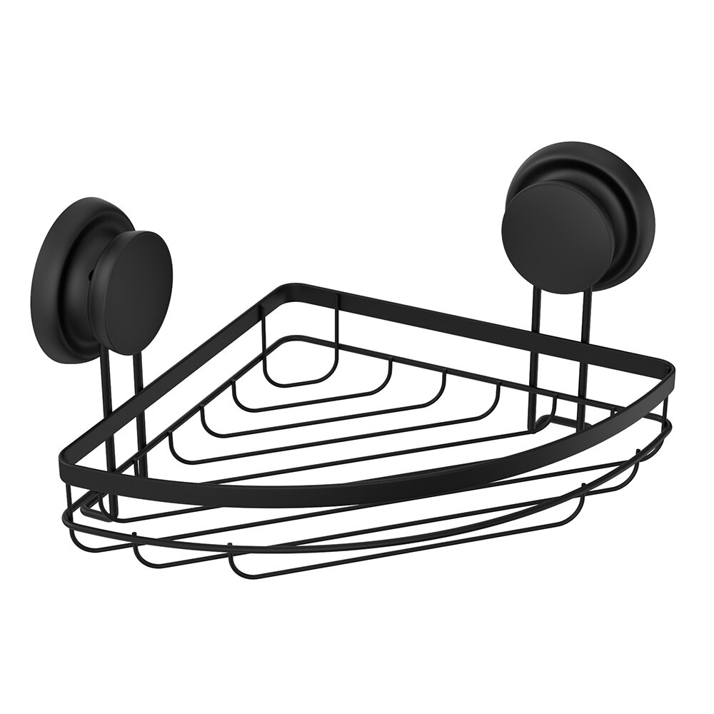 Полка-решётка д/ванной угловая Fora Grafit FOR-GRA035