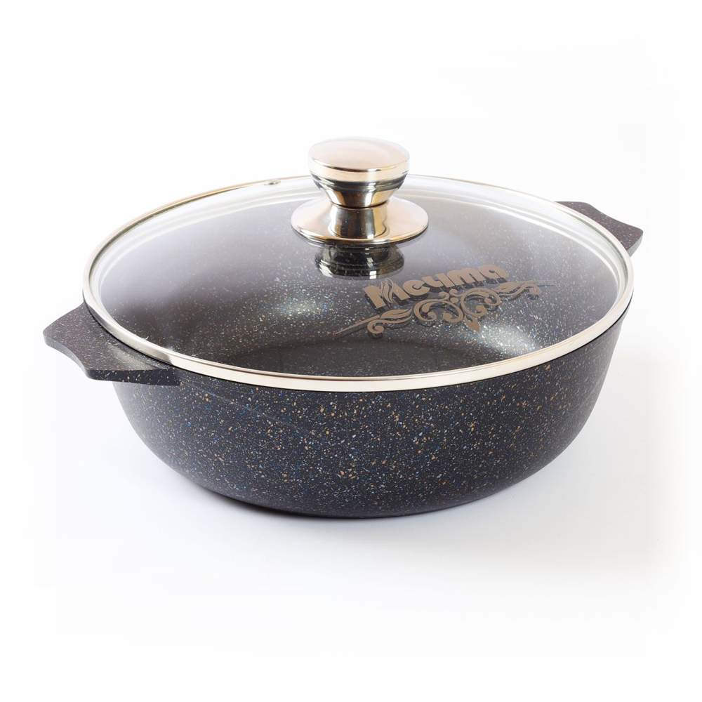 МЕЧТА Гранит Star Induction Pro Жаровня 34803и с крышкой 4л 280мм АП покрытие индукция