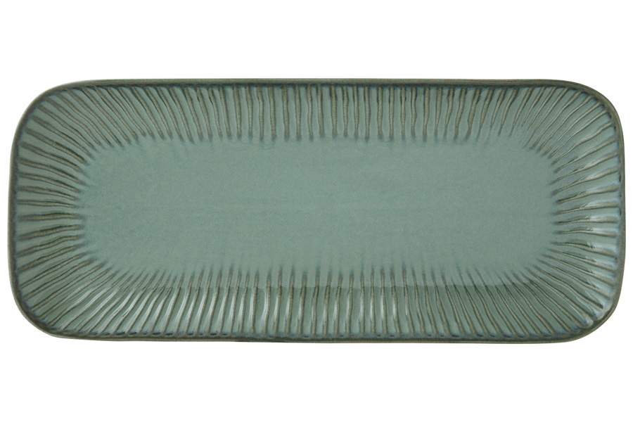 EASY LIFE Gallery зеленый Блюдо прямоугольное 36х16см EL-R2546/GALG