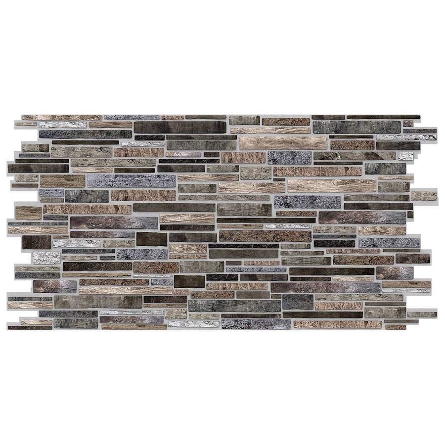 Панель ПВХ 0,4 камень "Пластушка серая" 4620772254614