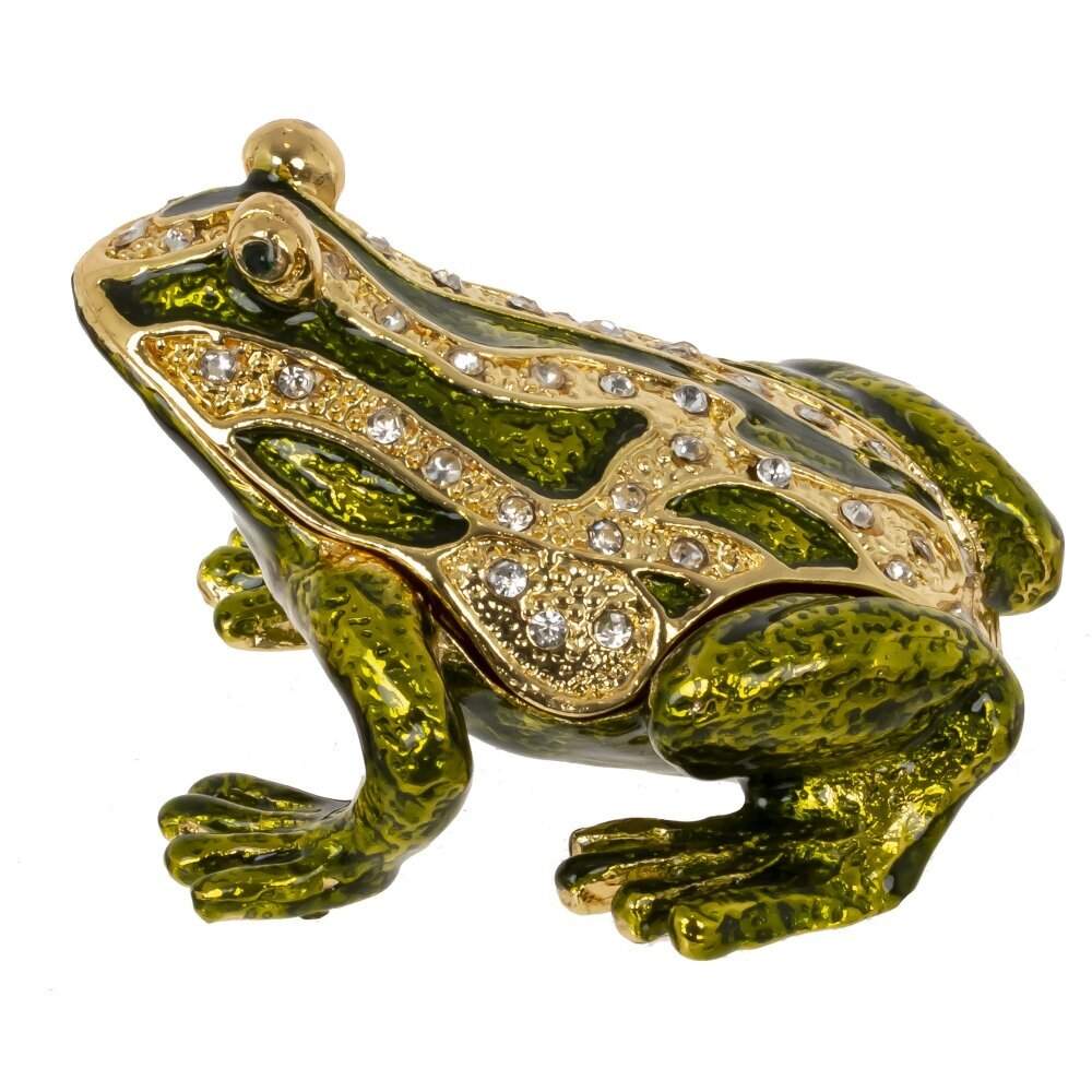 REMECO COLLECTION Шкатулка 815615 Лягушка металл 7х8х4,5см