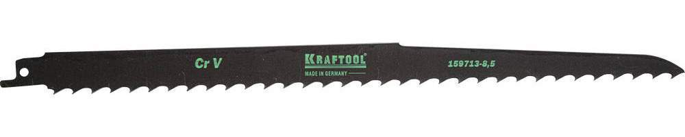 Полотно Kraftool S617K по древесине Cr-V 8,5мм 280мм  159713-8,5