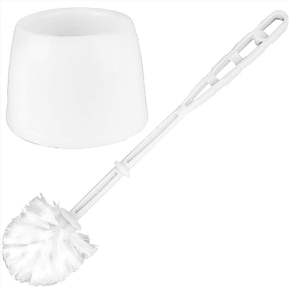 Ерш+подставка WC Блеск эконом бел. М5013бл/139414