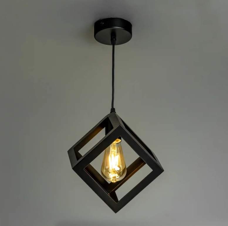 Люстра подвес. Soffitta 226х260х1000мм , E27х1 черный  52626 1, Ritter