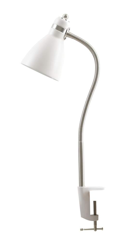 Светильник настольный HT-822 W плафон и струб. E27 ARTSTYLE белый мат