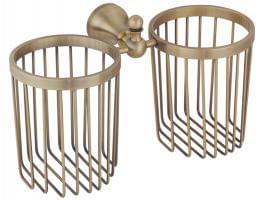 Корзинка Veragio GIALETTA VR.GIL-6454.BR  2-ая универс. настен.  бронза