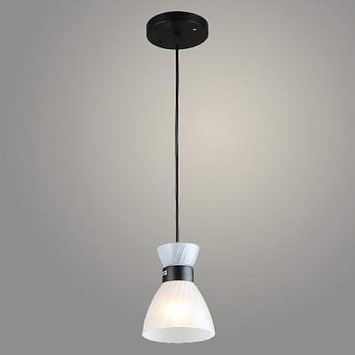 Подвес N5640/1HQ BK черный 1х40W Е27 d135 h800, QH23