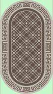 Ковер Циновка (Витебск) sz5193/а1/32  0.8x1.5  овал