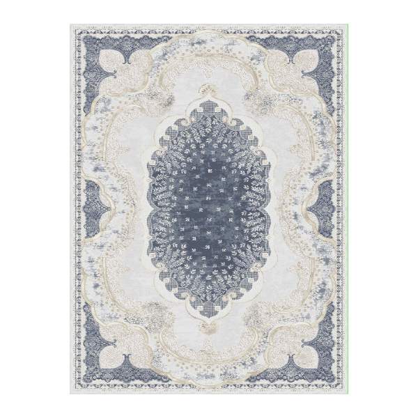 Ковер Rodin Beige 6805/XF85  Beige/Mavi 1,0*2,0 овал