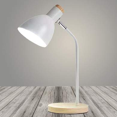 Светильник настольный M-876 E27 60W, белый, MRE 22