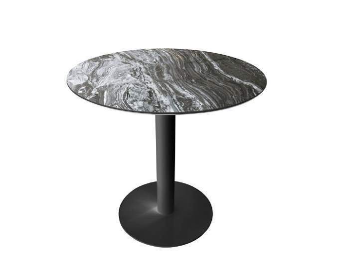 Стол Орион Мунстоун 80х80см + опора черный
