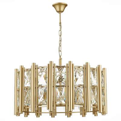 Люстра подвесная SL1623.203.08 ST-Luce шампань/шампань, прозрачный E14 8*40W