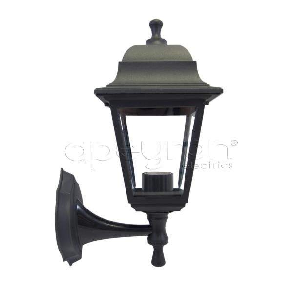 Светильник НБУ  04-60-001 Леда черный прозр.стекло